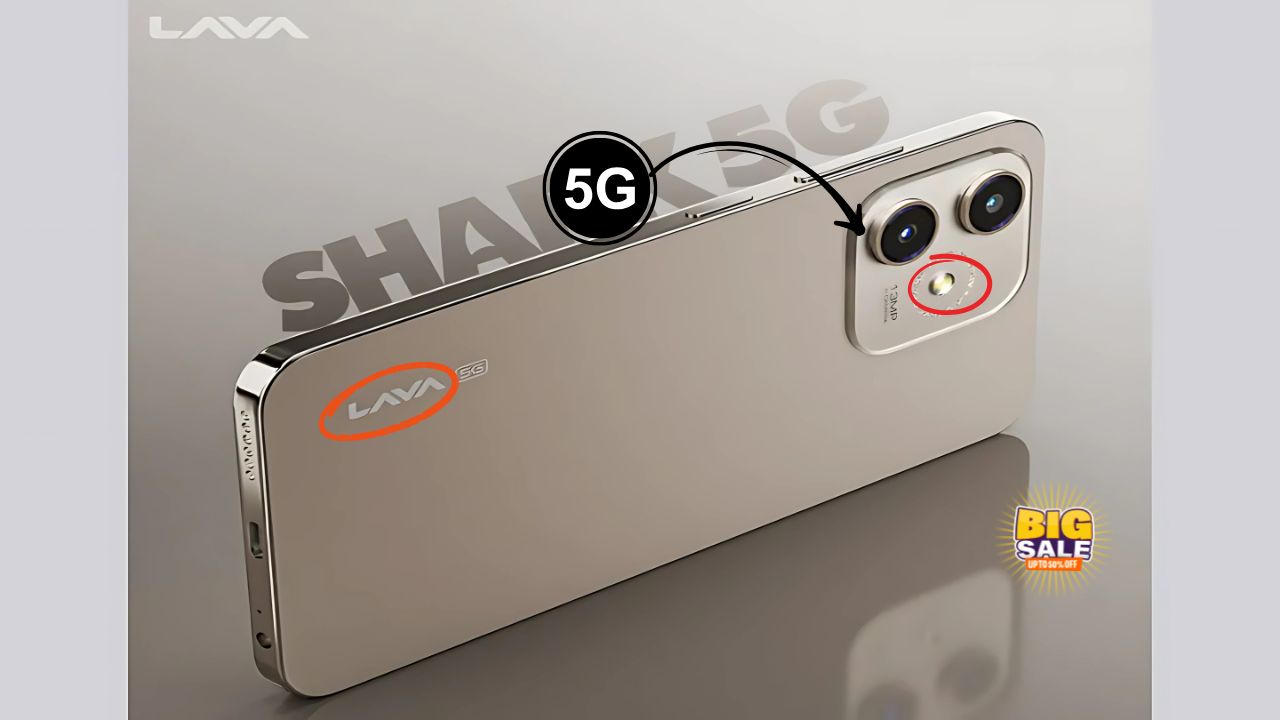 Lava Shark 5G phone Launched – 64MP Camera, 120Hz AMOLED Display & 5000mAh Battery