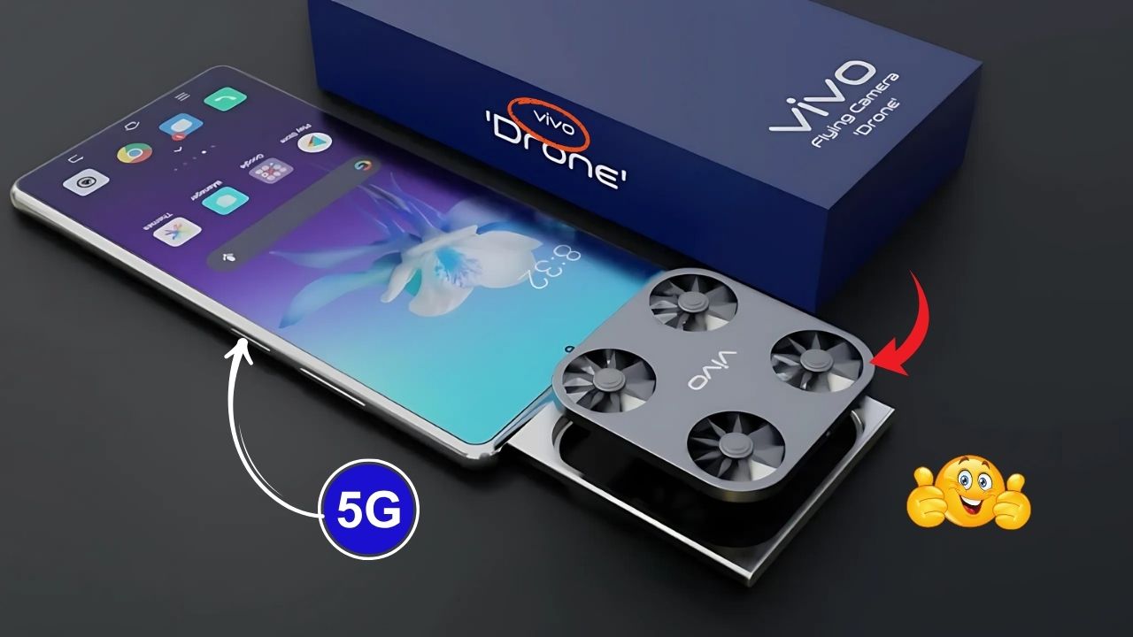 Vivo Flying Drone 5G Smartphone Launched – Big Battery, Futuristic Design and Drone Camera Innovation